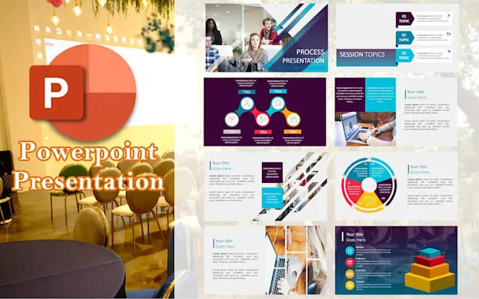تصميم عروض PowerPoint احترافية للشركات والطلاب + إنفوجرافيك + تسليم سريع