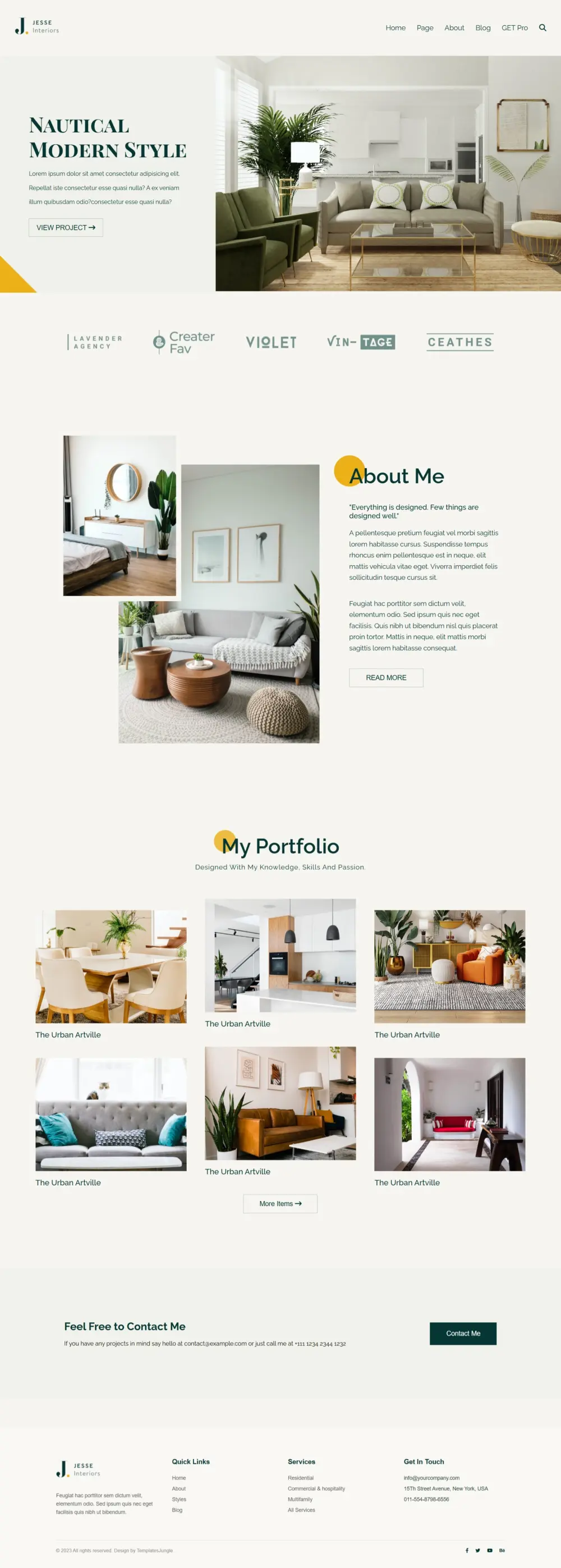 برمجة صفحة هبوط (Landing Page) عصرية ومتجاوبة بالكامل