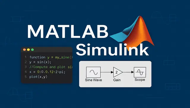 برمجة أكواد MATLAB وتصميم نماذج Simulink احترافية