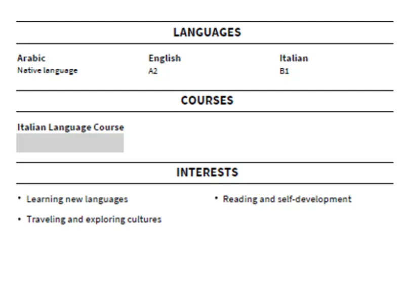 كتابة وتطوير سيرة ذاتية احترافية متوافقة مع ATS