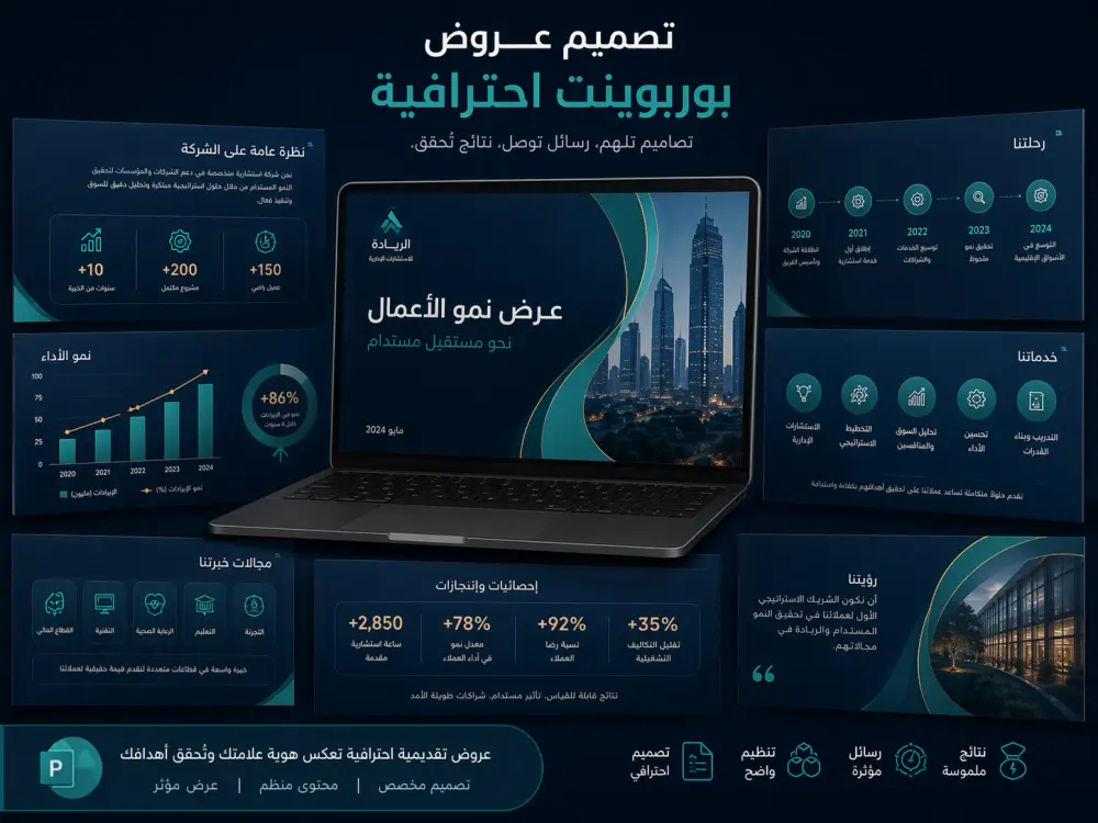 تصميم عروض تقديمية PowerPoint