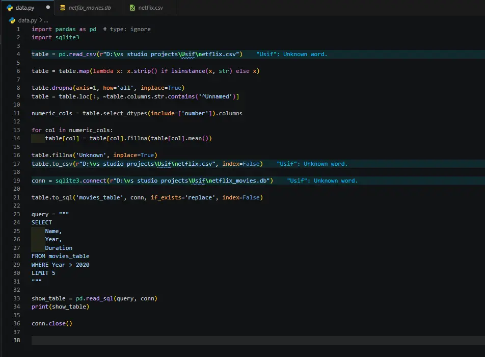تنظيف وتنظيم البيانات وتجهيزها للتحليل