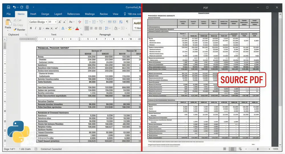 تحويل ملفات PDF إلى Word بدقة عالية باستخدام تقنيات الأتمتة