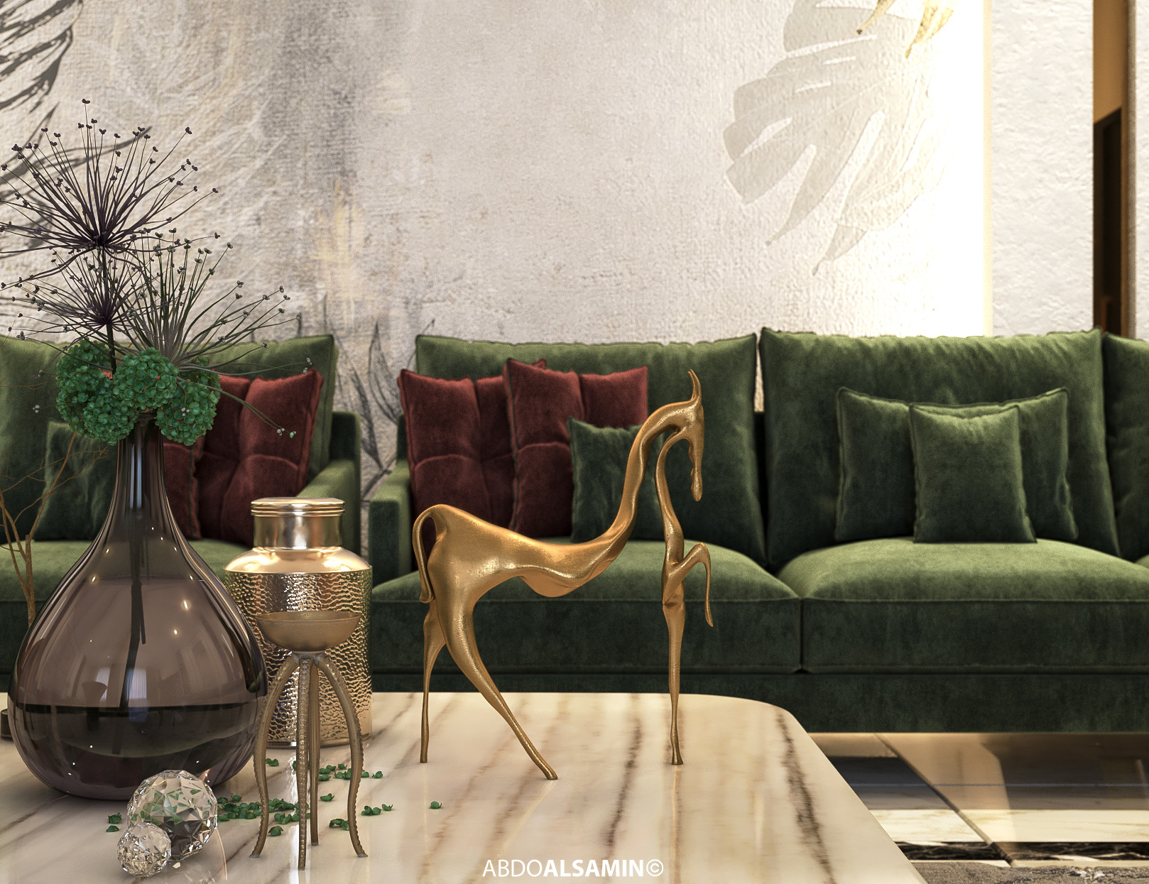 إنشاء تصميم داخلي و ديكور للفراغات السكنية