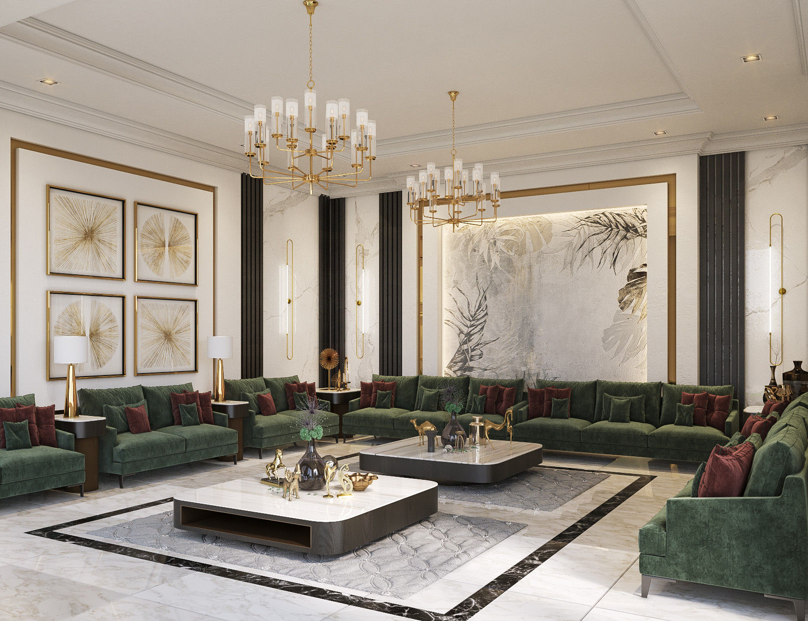 إنشاء تصميم داخلي و ديكور للفراغات السكنية