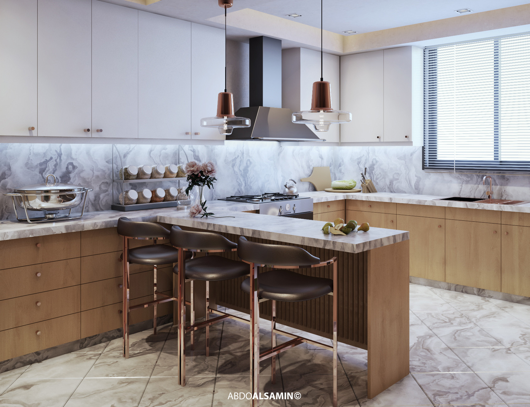 إنشاء تصميم داخلي و ديكور للفراغات السكنية