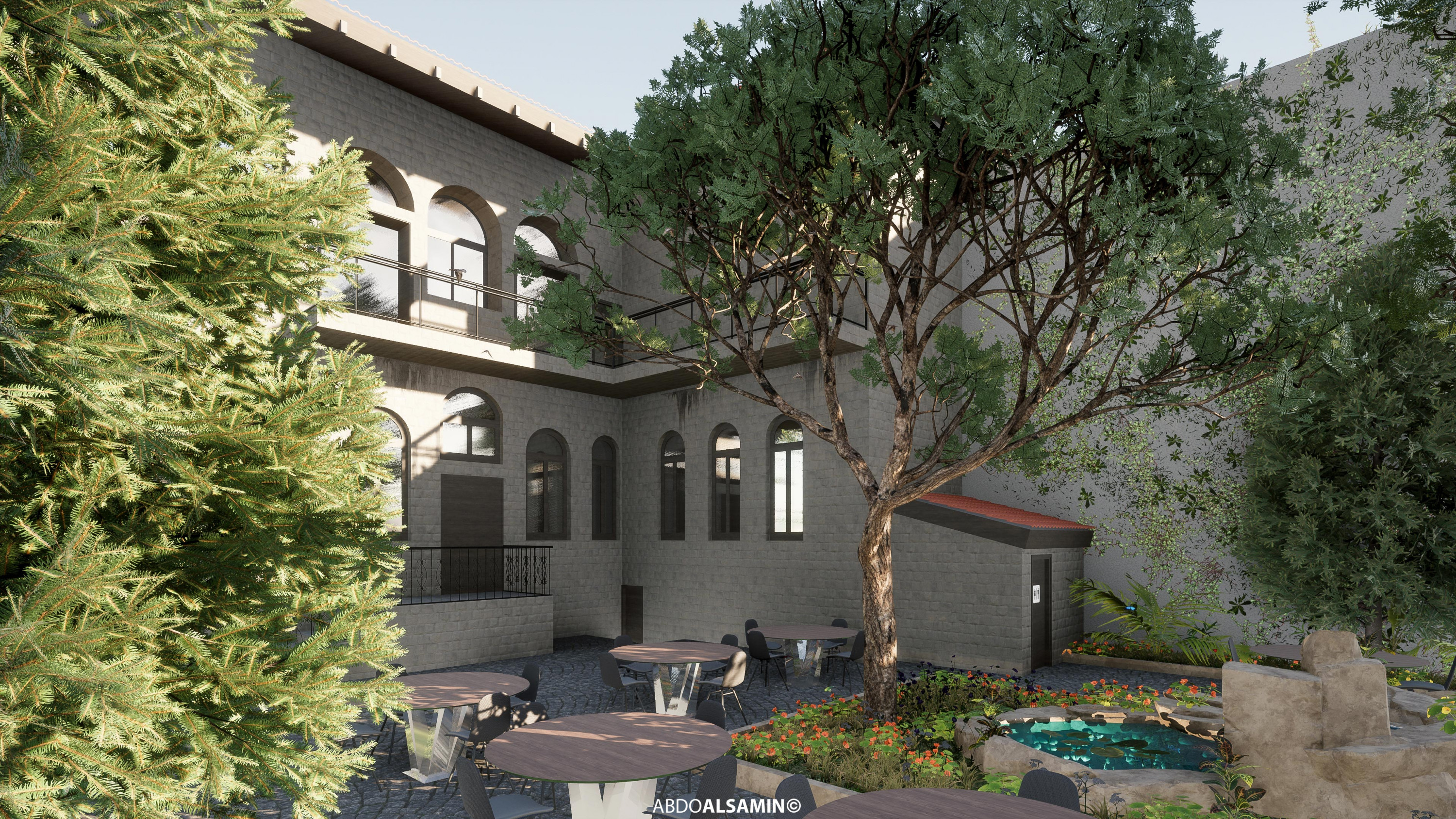 تصميم فيديو معماري لأي مشروع خارجي (فيلا - حدائق)