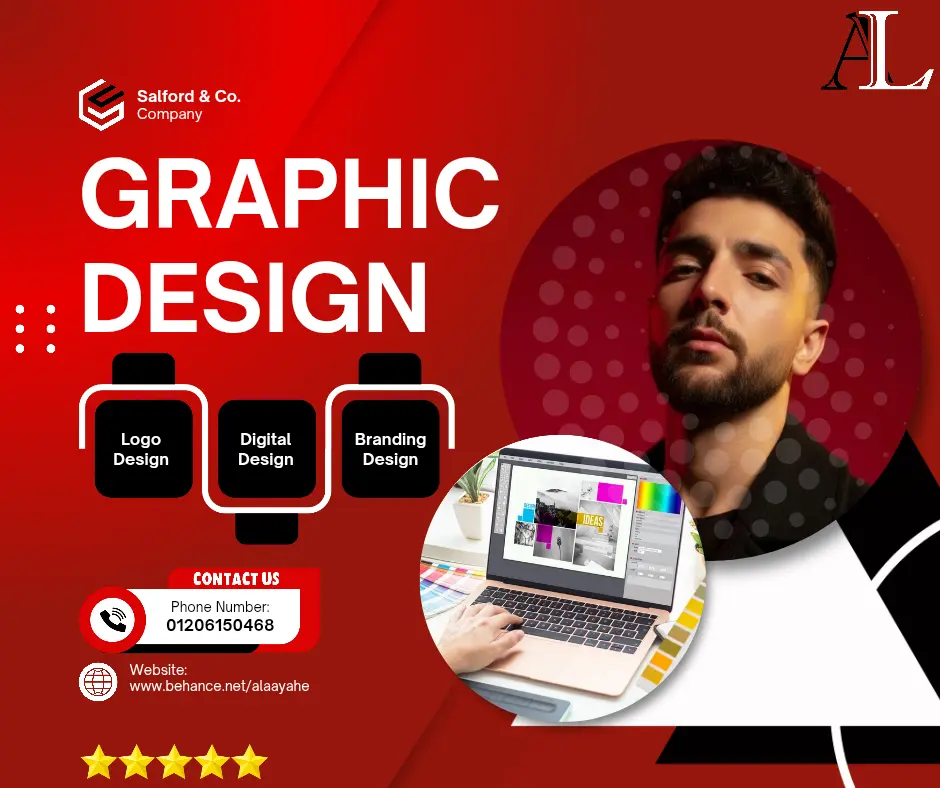 "تصميم شعارات مميزه لبراندك وتصميم بوستات احترافية للمطاعم والكافيهات