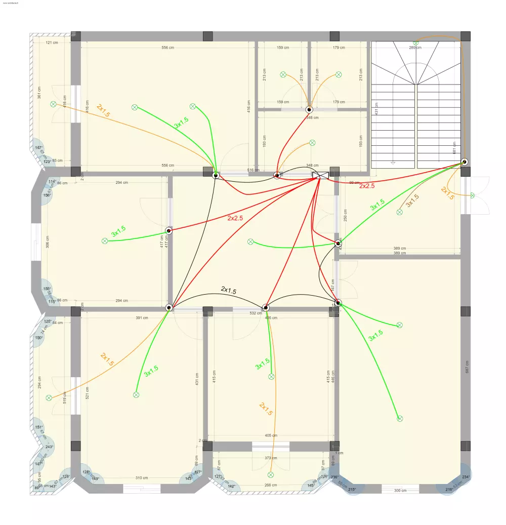 سأقوم بعمل مخططات أرضية معمارية لمنزلك floor plan