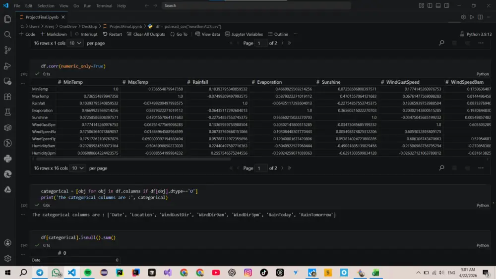 تنظيف ومعالجة البيانات الضخمة (Data Preprocessing) باستخدام Python