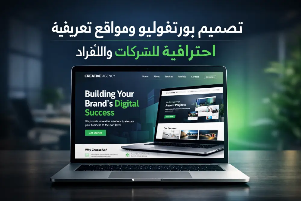 تصميم مواقع تعريفية احترافية للشركات والأفراد