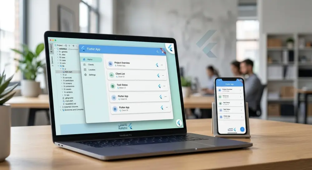 تطوير تطبيقات Flutter احترافية Android & iOS بجودة عالية