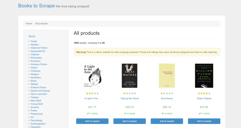 سحب بيانات المواقع (Data Scraping) وتحويلها إلى Excel/CSV
