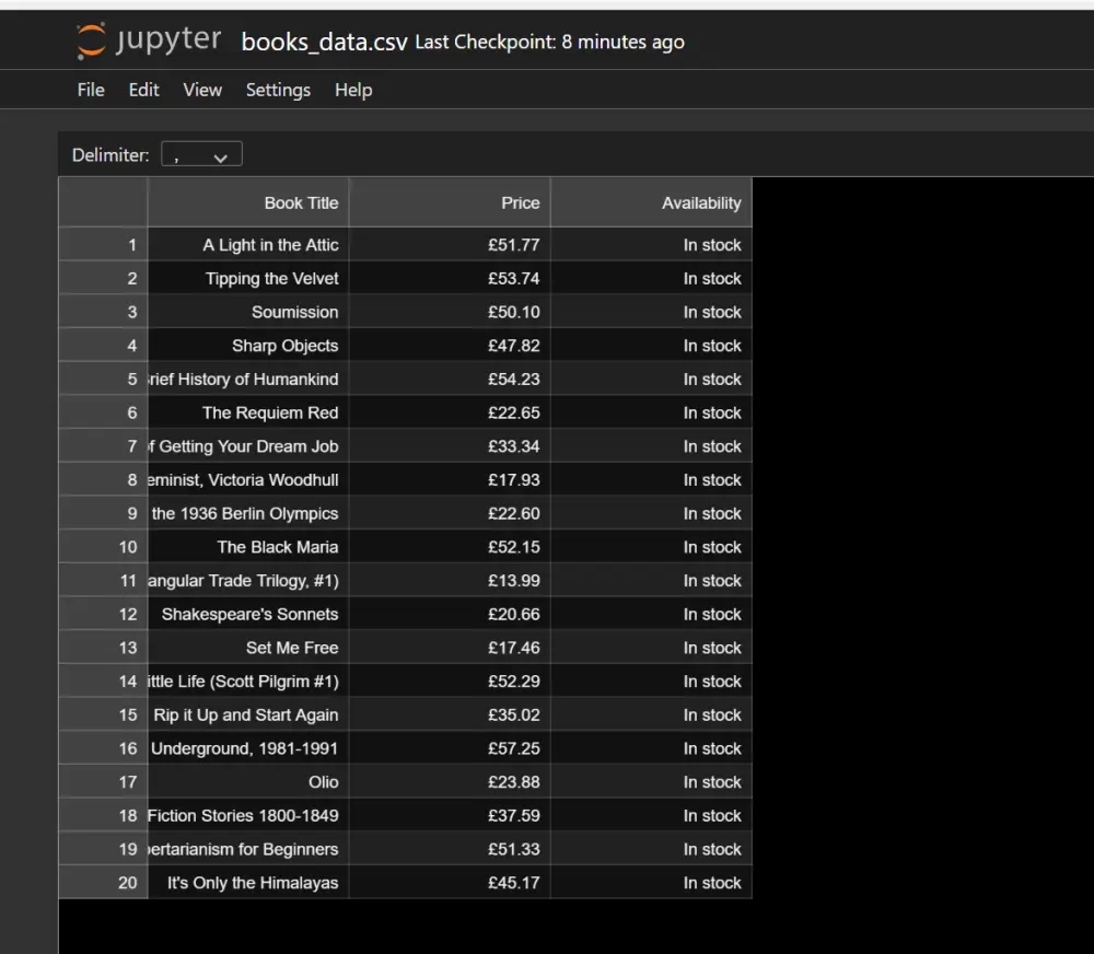سحب بيانات المواقع (Data Scraping) وتحويلها إلى Excel/CSV