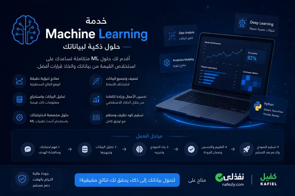 بناء وتطوير نماذج تعلم آلة (Machine Learning) احترافية باستخدام Python