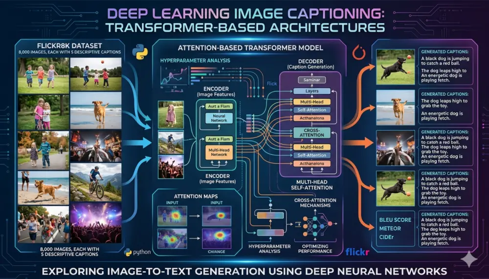 نظام لوصف الصور تلقائيا Image Captioning بالذكاء الاصطناعي