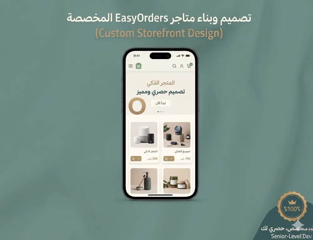 تطوير ثيم EasyOrders مخصص (Custom Theme) وحصري لمتجرك