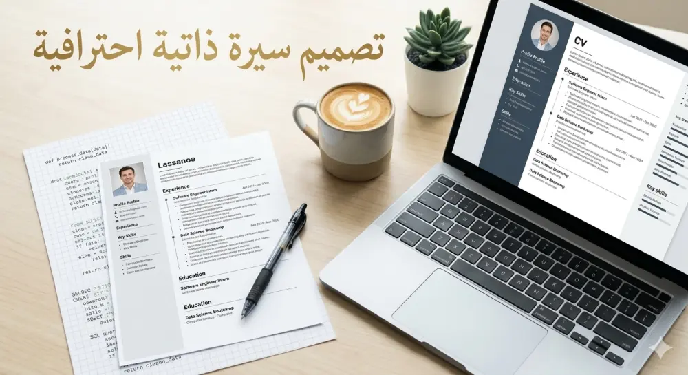 كتابة سيرة ذاتية (CV)احترافية متوافقة مع أنظمة التوظيف الحديثة