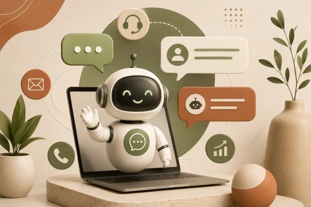 تصميم وبناء Chatbot ذكي لموقعك أو مشروعك باستخدام AI