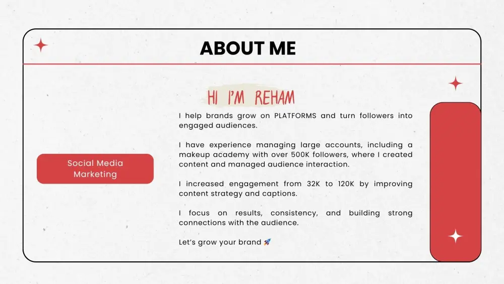 هكتب لك 10 بوستات سوشيال ميديا احترافية (كابشن + أفكار + هاشتاجات) لزيادة التفاعل