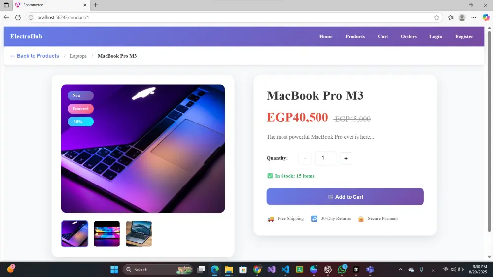 برمجة وتطوير موقع ويب متكامل (Full-Stack)
