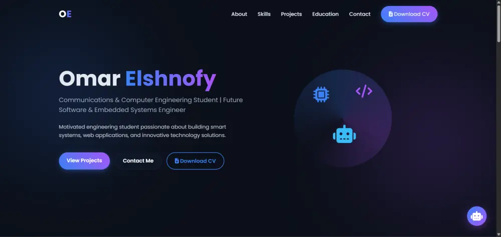 تصميم بروتفوليو بسيط ( Simple Portfolio Design )