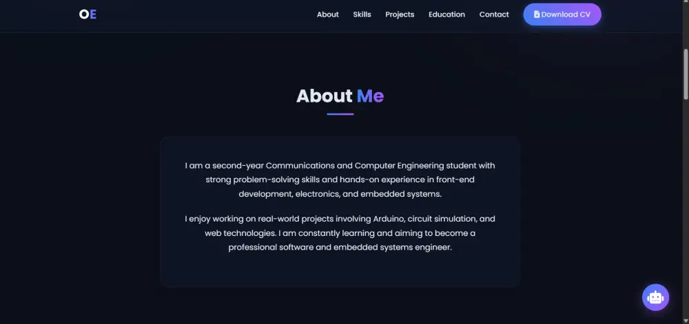 تصميم بروتفوليو بسيط ( Simple Portfolio Design )