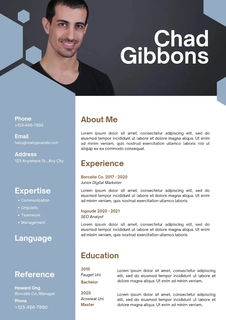 تصميم سيرة ذاتية (CV) احترافية