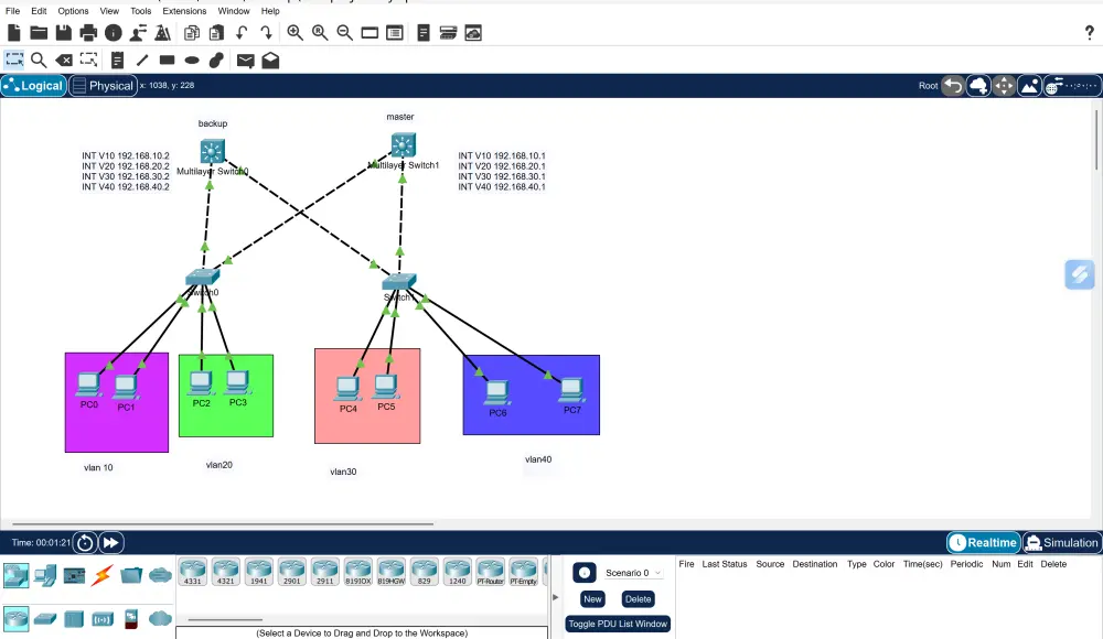 تصميم ومحاكاة شبكات احترافية باستخدام Cisco Packet Tracer