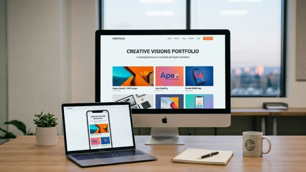 تصميم Portfolio Website احترافي