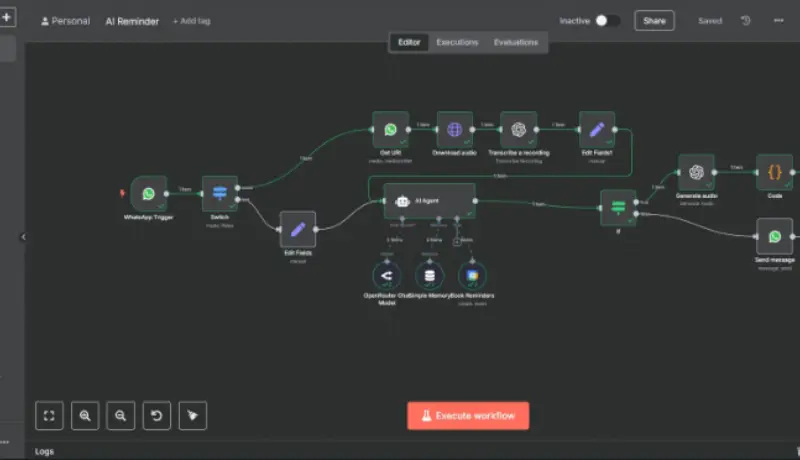 بناء أنظمة AI Automation متكاملة باستخدام n8n