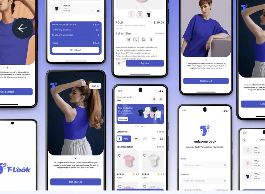 سأصمم لك شاشتين UI/UX احترافيتين لمشروع التخرج مقابل 5$