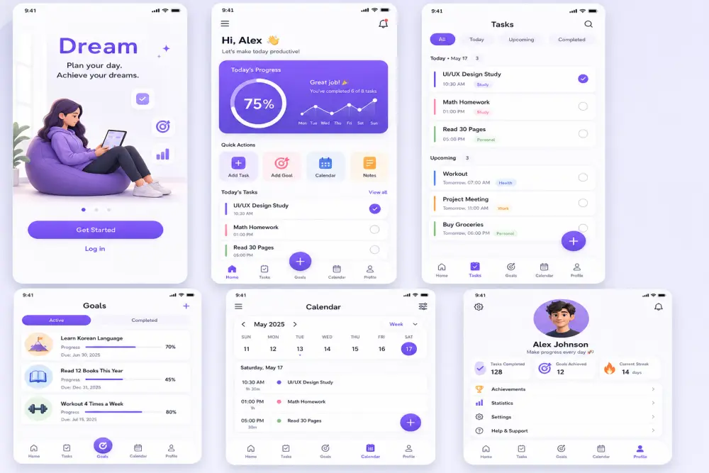تصميم واجهات Ui/Ux لتطبيقات الموبايل