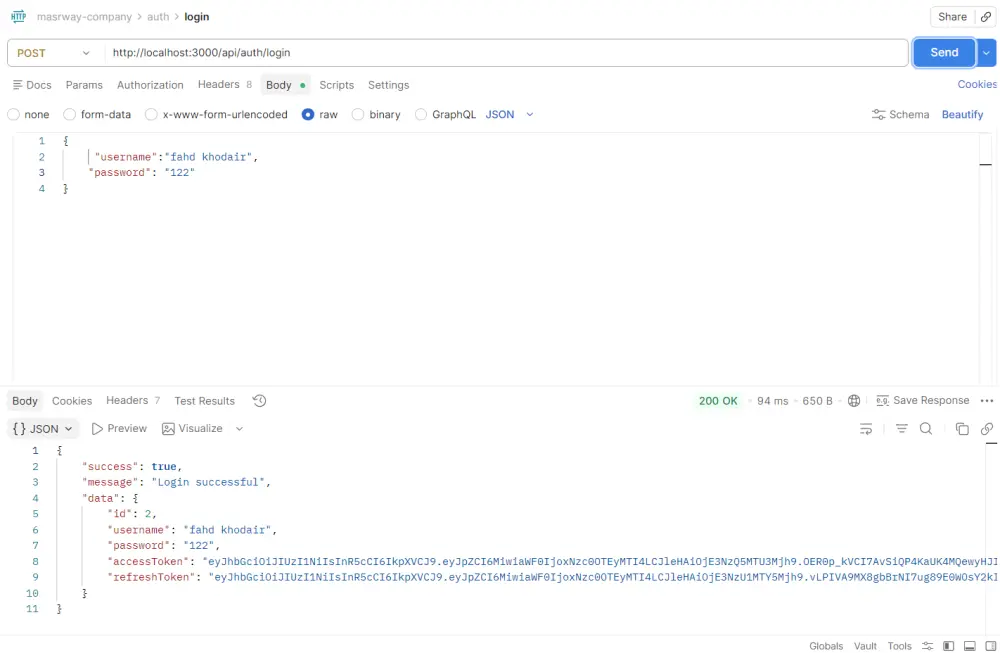 تصميم REST API احترافي باستخدام Node.js و Express.js لإدارة البيانات (CRUD كامل)