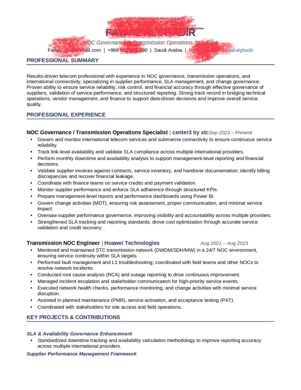 إنشاء سيرة ذاتية ATS + تحسين فرص قبولك في الوظائف