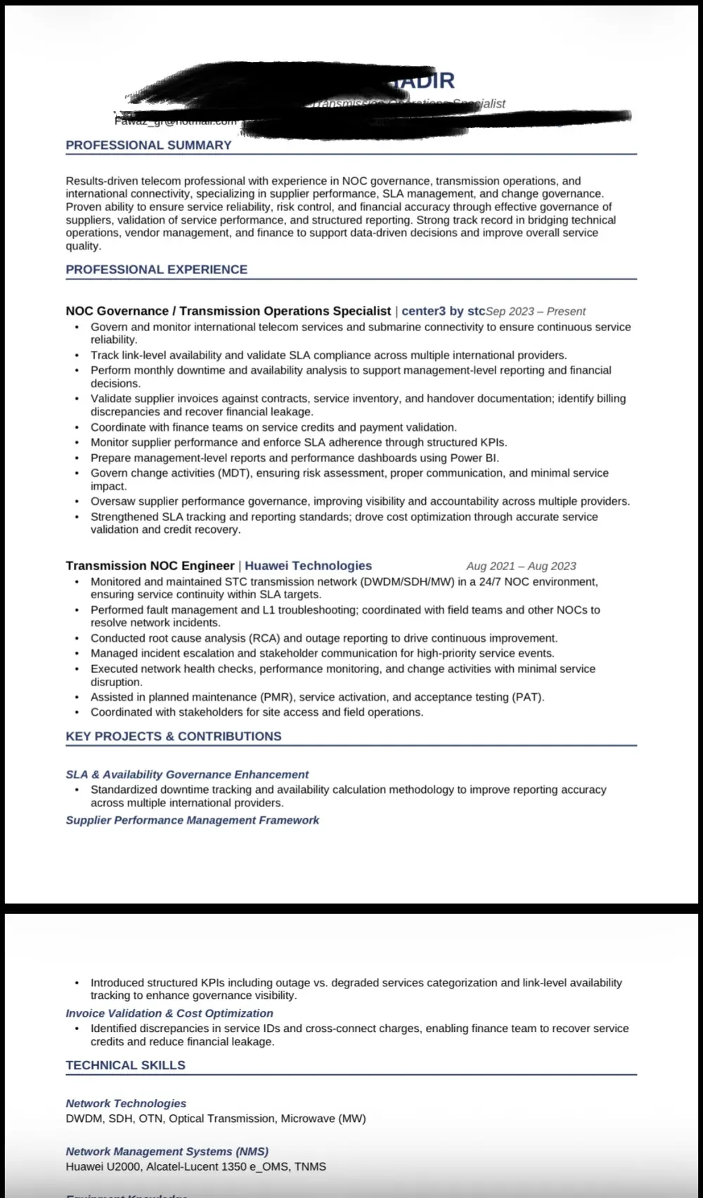 إنشاء سيرة ذاتية ATS + تحسين فرص قبولك في الوظائف