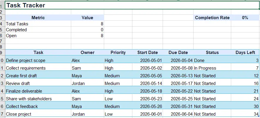 ادخال بيانات علي Excel