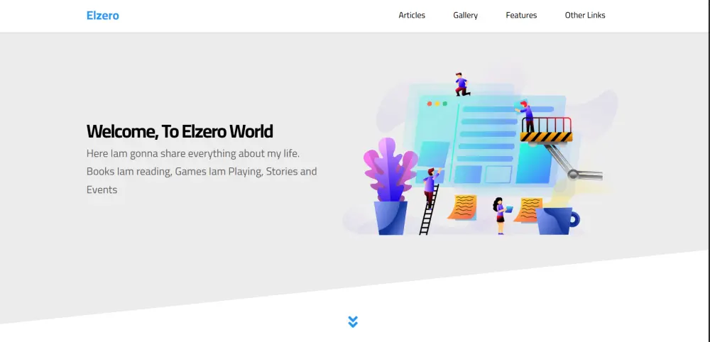 صفحة هبوط واحدة كاملة (Landing Page)