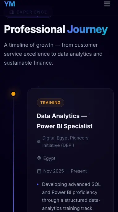 تصميم بورتفوليو احترافي ومتجاوب لعرض أعمالك 🌐🚀