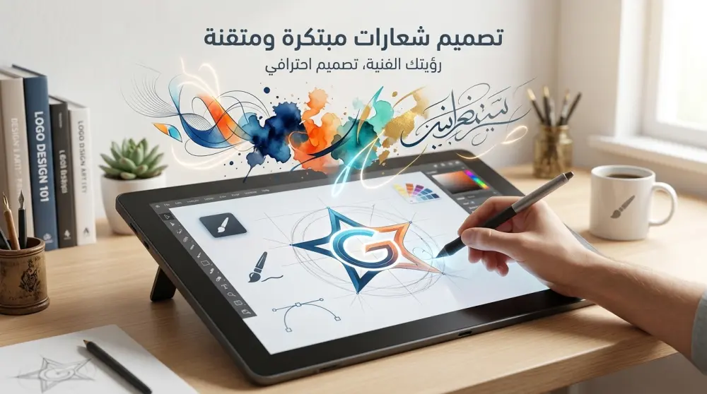 تصميم Logo احترافي وعصري للهوية التجارية