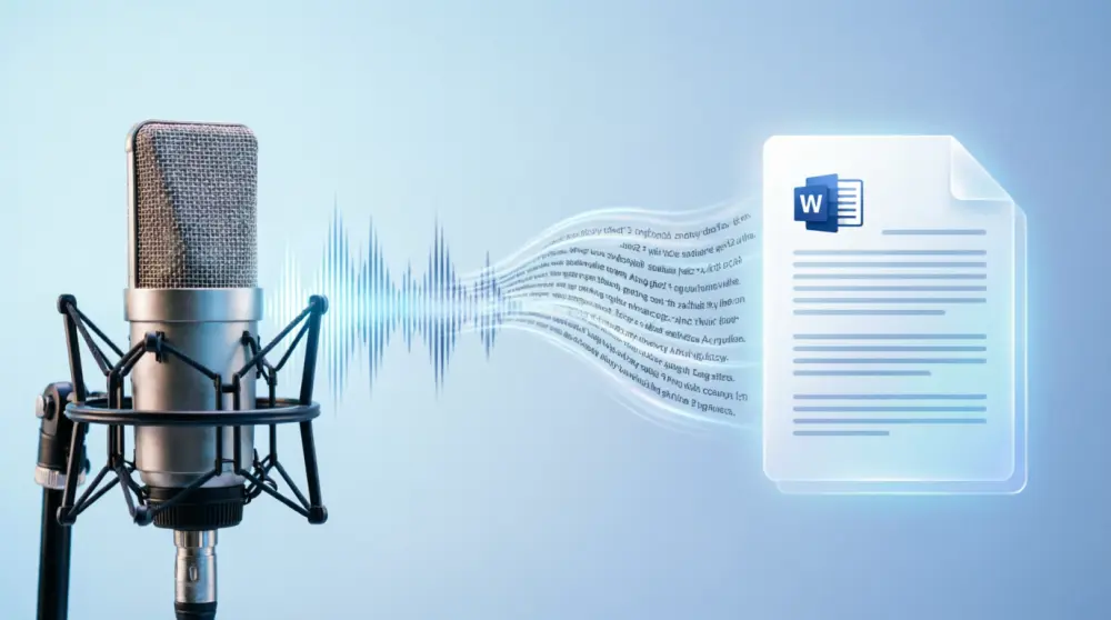 تفريغ الملفات الصوتية إلى نصوص Word بدقة عالية وبدون أخطاء.