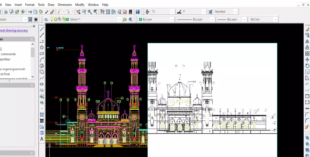 اعادة رسم مخططات