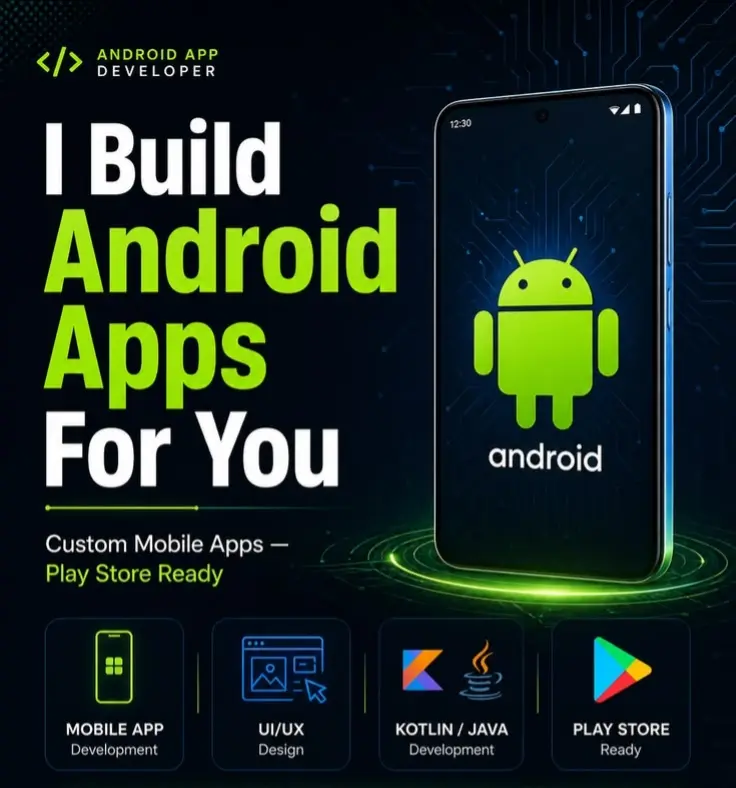 سأقوم بتطوير تطبيق أندرويد باستخدام Kotlin و Android Studio