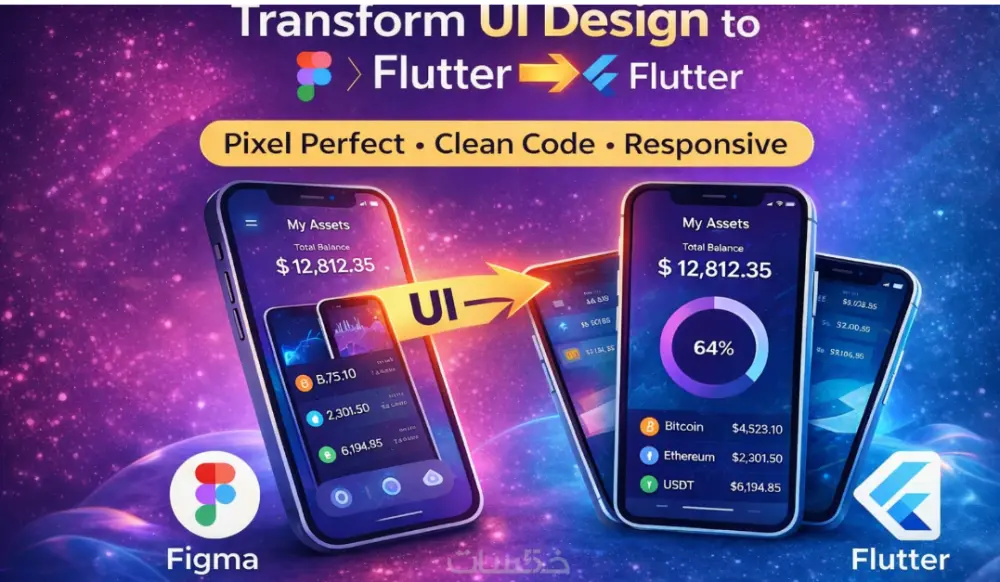 تحويل تصميمات Figma إلى تطبيق Flutter احترافي (Pixel Perfect)