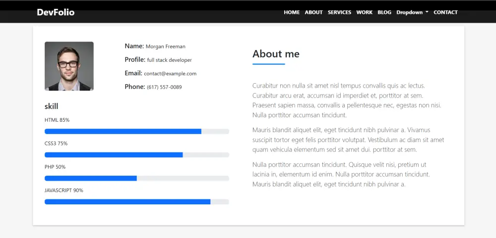 Landing Page احترافية باستخدام HTML و Tailwind و React
