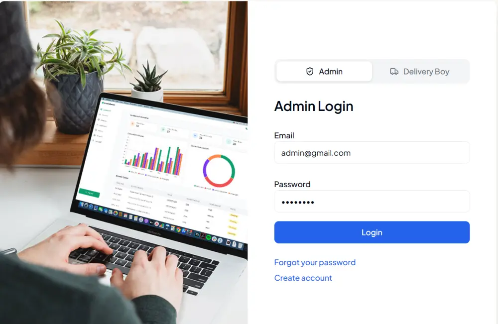 Modern React.js web application