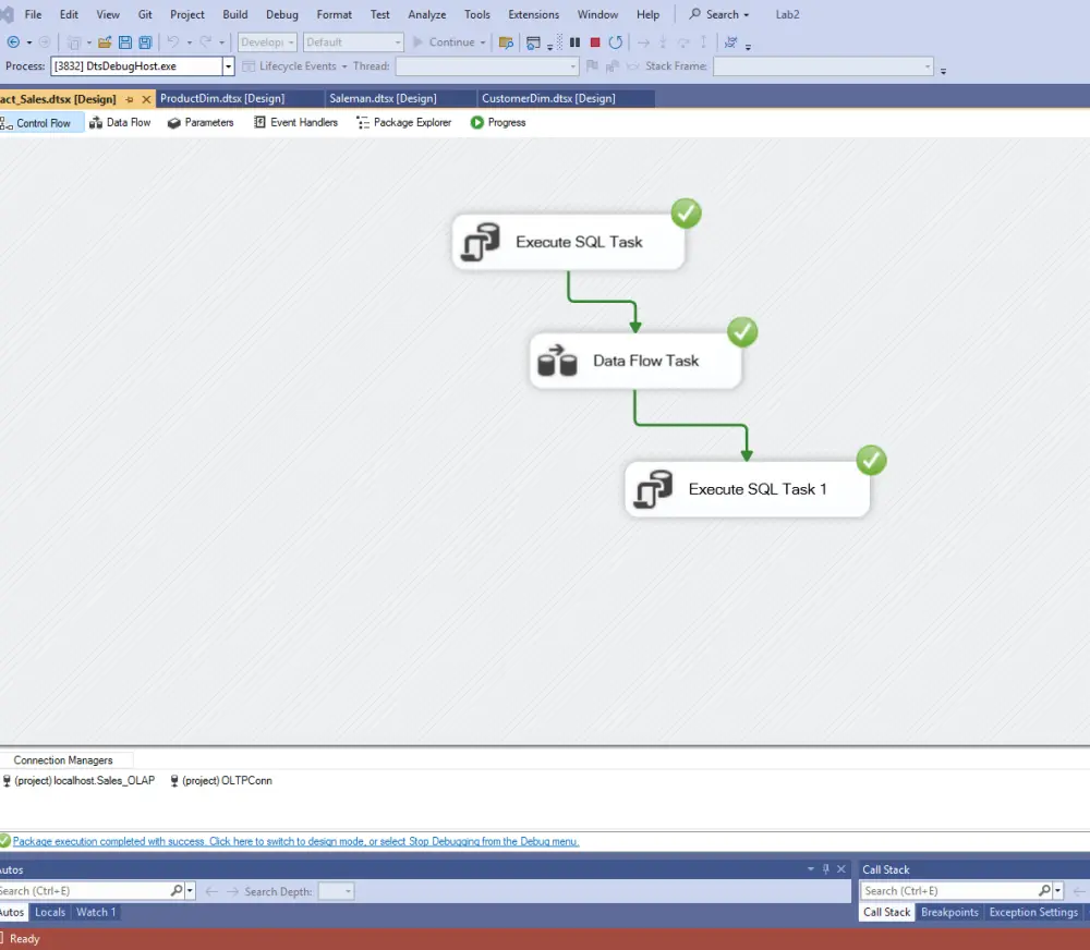 تصميم وتنفيذ Data Warehouse احترافي باستخدام SSIS (ETL Pipeline كامل)