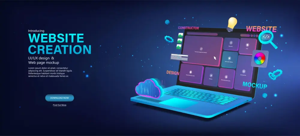 تصميم موقع إلكتروني عصري يعبر عن هويتك