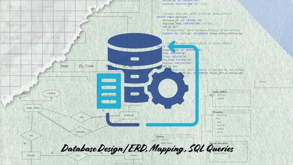إنشاء Database كاملة: ERD + Mapping + SQL Queries باحترافية