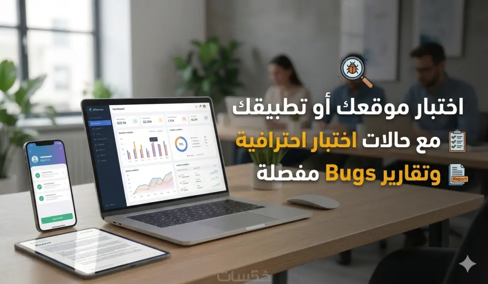 اختبار احترافي لتطبيقك او صفحتك